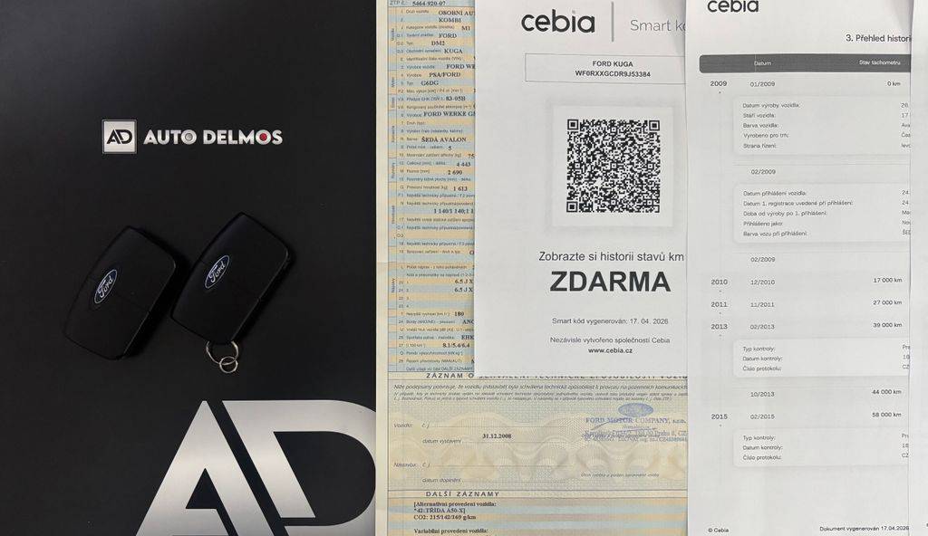 Ford Kuga 2.0TDCi/2010/ČR-4X4-TITANIUM