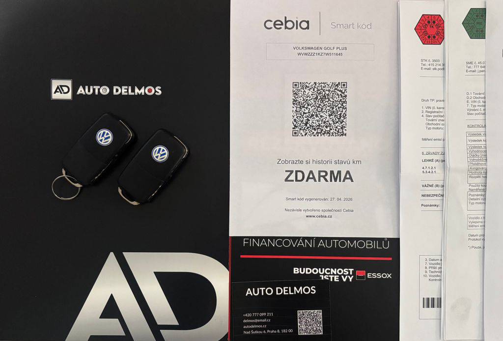 Volkswagen Golf Plus 1.9TDI/2007/2MAJ,MAN5,COMFORT