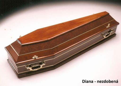 Rakev Diana nezdobená